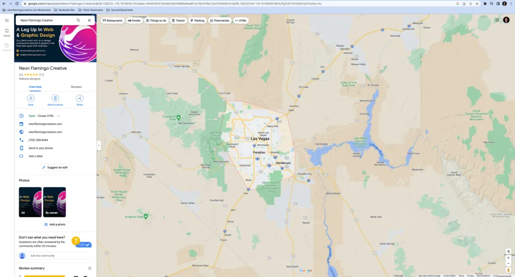 A Google Map listing can help you boost your local SEO by making it easier for customers to find your business.